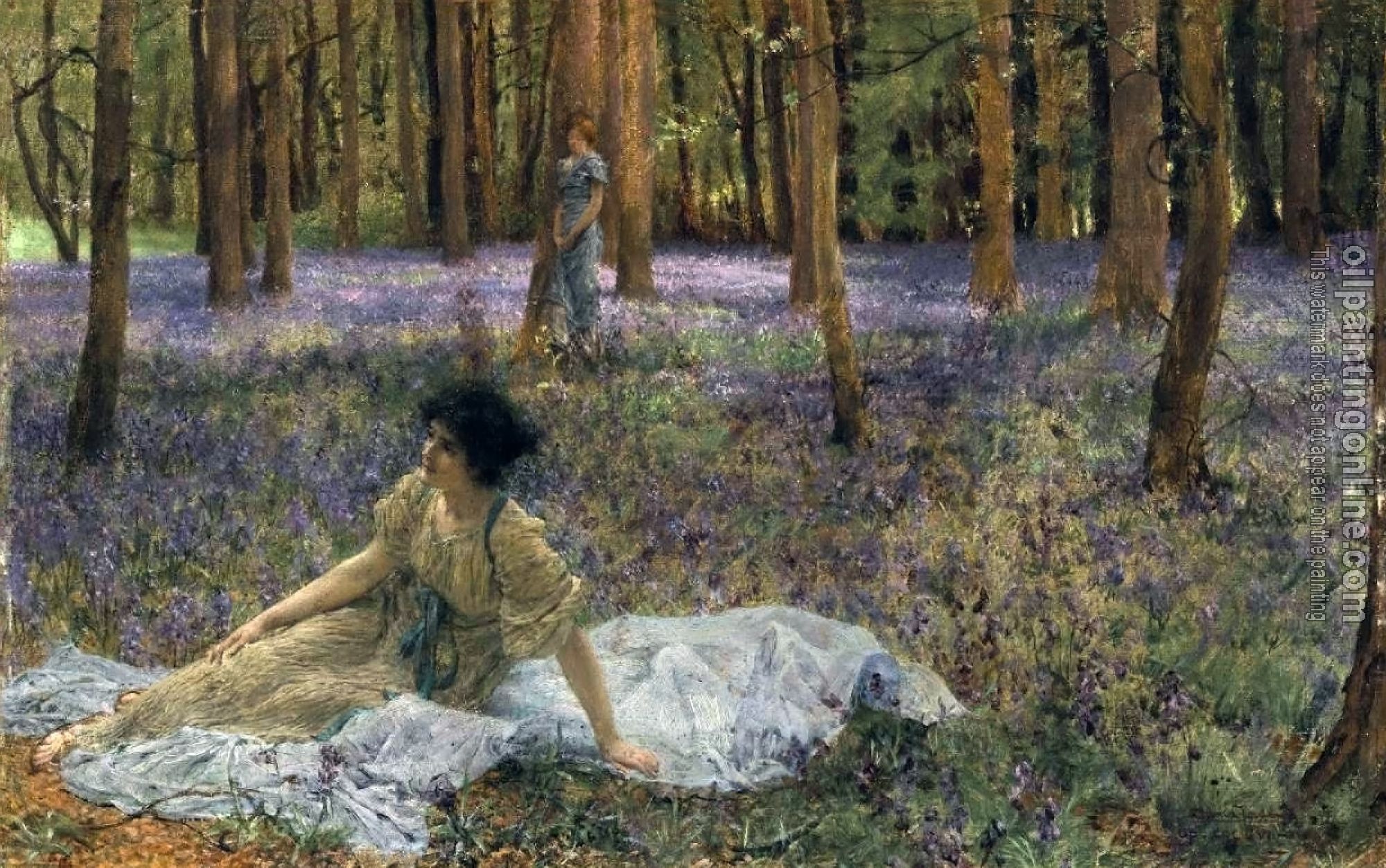 Alma-Tadema, Sir Lawrence - Bluebells